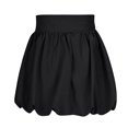 thumbnail image 6 of Wancir Women Y2k Bubble Mini Skirt Ruffle Hem Pleated Short Skirts High Waist Puffy A-Line Flared Skirt Streetwear, 6 of 7