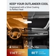 thumbnail image 3 of Protector Solar para Parabrisas Proadsy 2025 Mejorado para Mitsubishi Outlander, 3 of 9