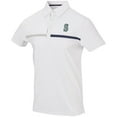 thumbnail image 2 of Men's White Seattle Mariners Color Blocked Stretch Polo, 2 of 3