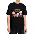 thumbnail image 1 of Camiseta de Peanuts, Charlie Brown y Snoopy, camisetas de truco o trato, camisetas de manga corta, camisetas de verano de algodón, ropa de gran tamaño con cuello redondo, 1 of 4