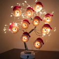 thumbnail image 4 of Guirnalda de luces LED de muñeco de nieve para decoración del hogar, adorno de árbol de navidad, regalos de Feliz Año Nuevo, 2023, 2024, 4 of 4