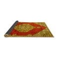 thumbnail image 2 of Ahgly Company Indoor Rectangle Medallion Yellow Traditional Area Rugs, 7' x 10', 2 of 4