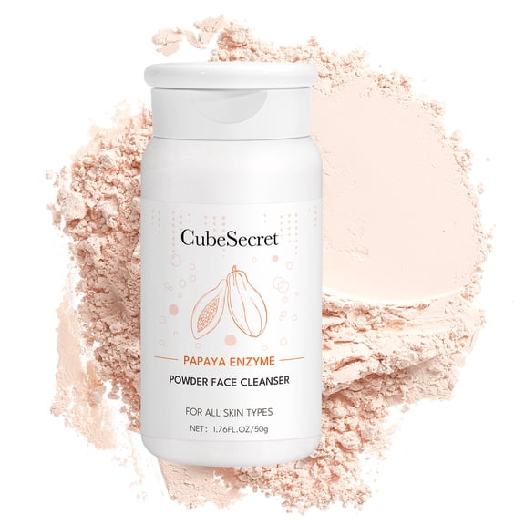 Papaya Enzyme Powder Face Cleanser | Gentle Exfoliating & Brightening | For All Skin Types, 50g