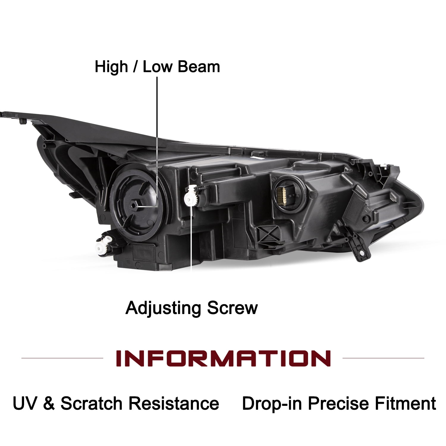 For 2018-2020 Chevy Equinox Left Factory Halogen Headlight 18-20