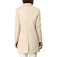thumbnail image 3 of Abrigo largo clásico de mujer con solapa muesca y mangas largas XL beige, 3 of 7