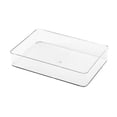 thumbnail image 1 of Bandeja organizadora de cajones de cocina expandible ajustable de plástico para almacenar cubiertos, cucharas, utensilios de cocina, transparente, 1 of 4