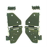 Rugged Ridge by RealTruck Windshield Hinges for Jeep CJ & Wrangler YJ | Black | 11209.01 | Compatible with 1976-1986 Jeep CJ; 1987-1995 Jeep Wrangler YJ
