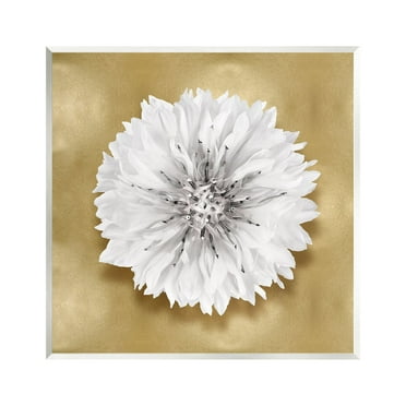 Stupell Industries Modern Glam Dahlia Botanical & Floral Painting Unframed Art Print Wall Art, 12 x 12