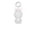 E, variant on Mini Anti Lost Alarm Smart Tracer GPS Locator Keychain Pet Dog Child Tag Tracker Key Finder ,Easy to Operate