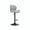 Gray, variant on Hawsaiy Swivel Bar Stools Set of 2, Adjustable Height Faux Leather Bar Stools with Back, Double-Layer Upholstered Counter Height Bar Chairs for Kitchen Island, Khaki