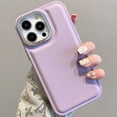 thumbnail image 1 of Luxury Plating Design Solid Color Phone Case For iPhone 15 14 13 12 11 Pro Max New Girl Simple All-inclusive Soft Silicone Cover, 1 of 5