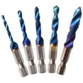 BTOER Drilling And Tapping Combined Drill Tap Bits Set Drill Bits 5