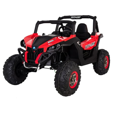 Blazin' Wheels Red Wild Cross UTV 12V Two Seater Ride-On with EVA Wheels