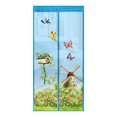 thumbnail image 1 of Cortinas magnéticas Pantalla de la puerta Cortina antimosquitos Mosquitera (Azul cielo JShteea Libre de BPA, 1 of 7