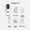 White - US Plug, variant on YAHHU 1080P Wireless Security Camera Dual Lens Pan Tilt WiFi Baby Monitor with 360° Motion Tracking Night Vision 2-Way Audio BT Compatible for Home Surveillance EU Plug