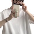 thumbnail image 2 of Camiseta de media manga para hombre, camiseta de media manga para hombre, camiseta de media manga para hombre, blusa informal para hombre, acabado de lujo, 2 of 9