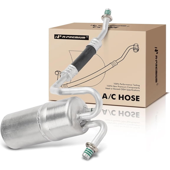 A-Premium A/C Accumulator with Hose Assembly Compatible with Nissan Quest & Mercury Villager 1993 1994 1995 1996 1997 1998