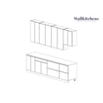 thumbnail image 5 of Kitchen Contemporary Collection Natural Teak Color Base Size 9.5Ft Wide, 5 of 5