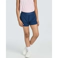 thumbnail image 6 of Real Essentials 4 Pack: Girls Athletic Performance Running Shorts with Drawstring & Pockets, 6 of 6