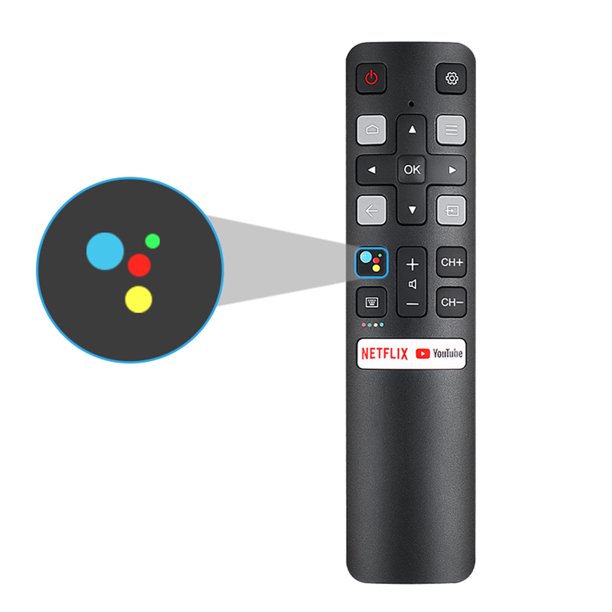 Universal Voice TV Remote Control Replacement for TCL Android 4K UHD