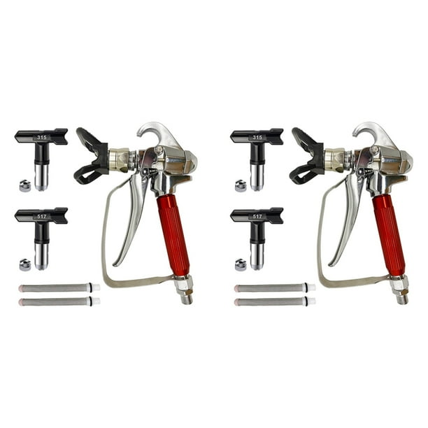 Airless Paint Sprayer with 4Pcs Paint Spray Tip 315 517 and