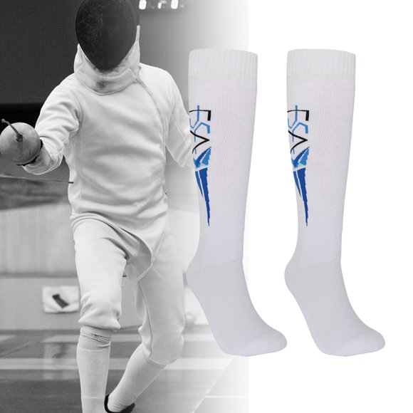 Medias de esgrima DYNWAVEMX calcetines de esgrima unisex para niños Epee S