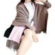 thumbnail image 1 of Jumpingount Invierno mujer fibra acrílica chal niñas senderismo pañuelo diseño Simple fiesta banquete capa mujer Poncho ropa accesorio Abrigos y chamarras Caqui Jumpingount AP013278-04, 1 of 6