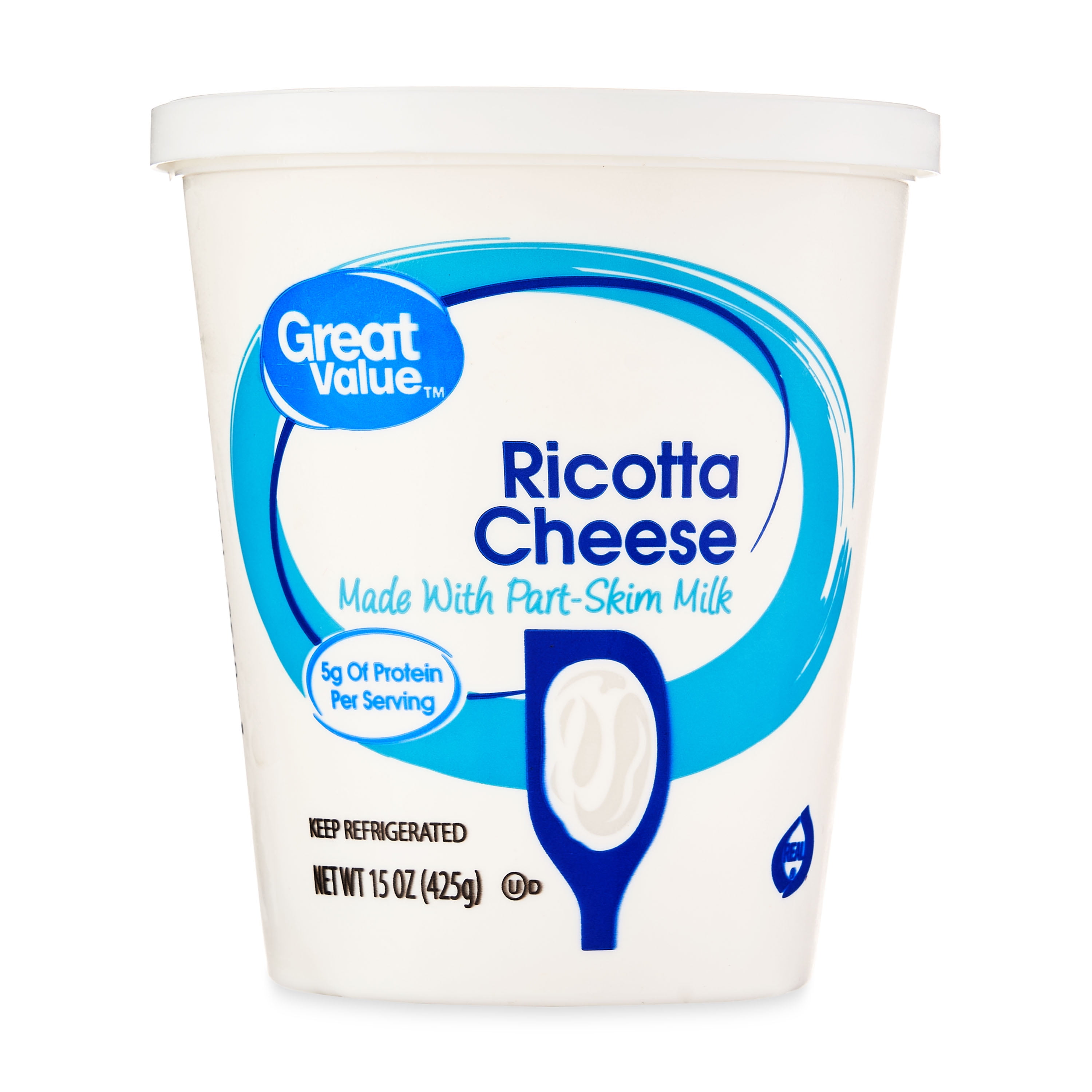 Great Value Ricotta Cheese, 15 oz