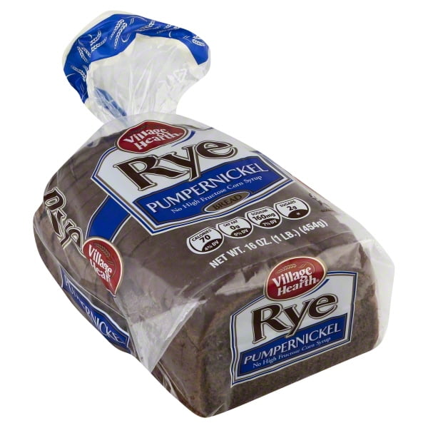 Village Hearth Pumpernickel Rye Bread, 16 oz