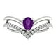thumbnail image 5 of Anillo HUOGUO Creative Minimalista Geométrico con Diamante Morado, 5 of 5