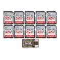 thumbnail image 1 of Tarjeta de memoria SanDisk Ultra UHS-I SDXC de 32 GB (paquete de 10) con lector, 1 of 3