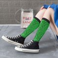 thumbnail image 5 of Sikiie Shiny round green sequins Print Knee Socks, High Socks Long Stretchy Sock Women Knee High Stocking, Long Socks for Women, 5 of 6