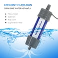 thumbnail image 2 of Water Filter Straw with Gravity Water Bag Water Filtration System Drinking Purifier for Travel Camping, 2 of 8