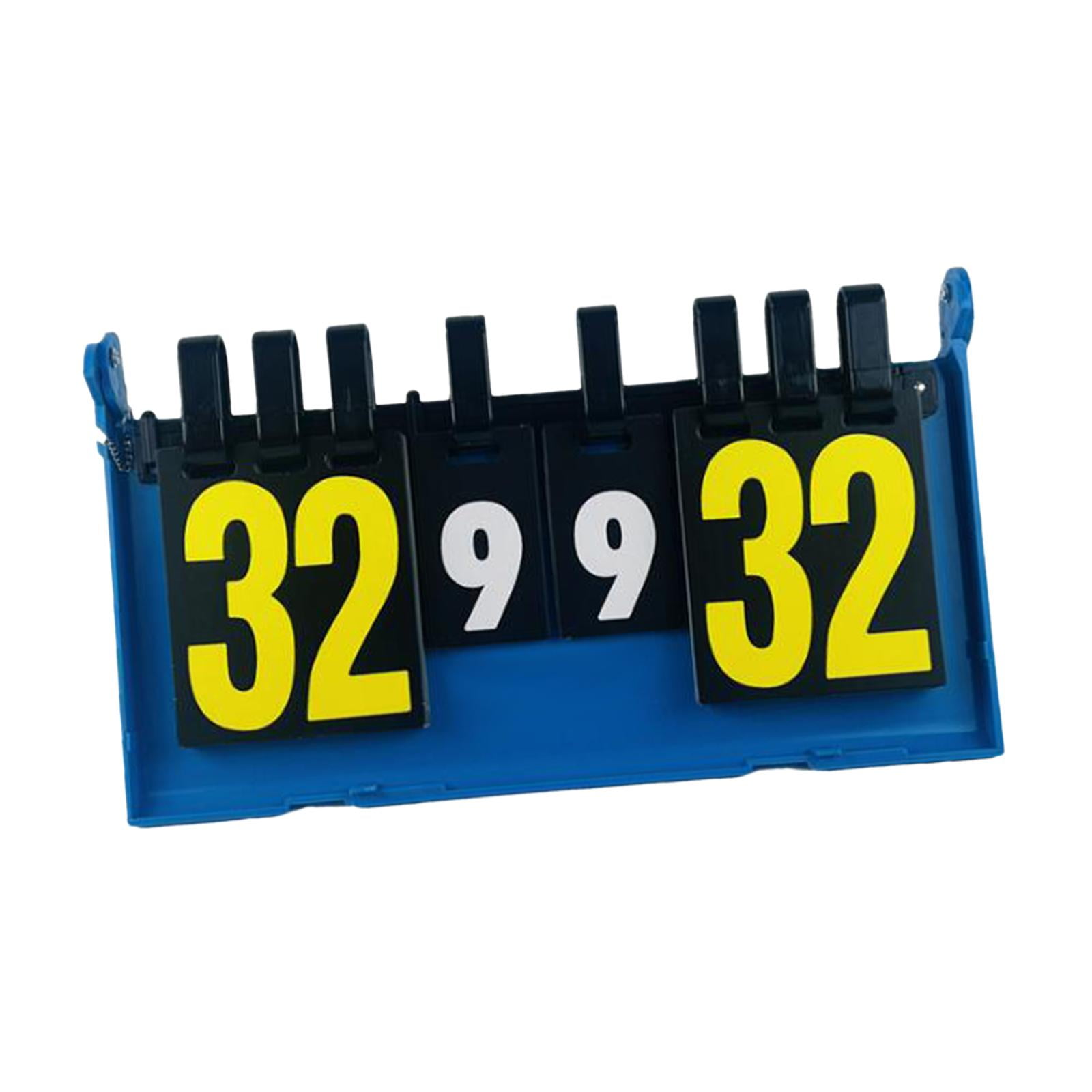 Scoreboard Score Keeper Scoring Tool Tabletop or Hanging Large Size Score Flip 6 digits for Volleyball Soccer Indoor Outdoor Tennis Baseball