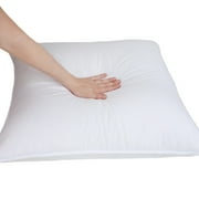 Superior Solid Microfiber Medium Density Pillow, Set of 4, Euro-26