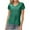 Green, variant on hotojiny Womens Tops Sparkly Sequin Glitter Short Sleeve T Shirts Trendy V Neck Blouses Dressy Party Clubwear