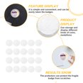 thumbnail image 3 of Weiweiguan 20pcs Durable Button Badge Cover Button Badge Protector Round Badge Cover, 3 of 6