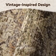 thumbnail image 6 of SIXHOME 3-Piece Kitchen Rugs and Runner Set Washable Vintage Kitchen Mat Non-Slip Low-Profile Rugs for Kitchen Sink Laundry Bedside 20"x32"+20"x48"+20"x59" Brown, 6 of 8