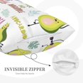 thumbnail image 5 of Bixox Happy Avocado Printed Pillow Protector,Super Soft Ideal for Home,Guests,Rentals - 20"x30", 5 of 8