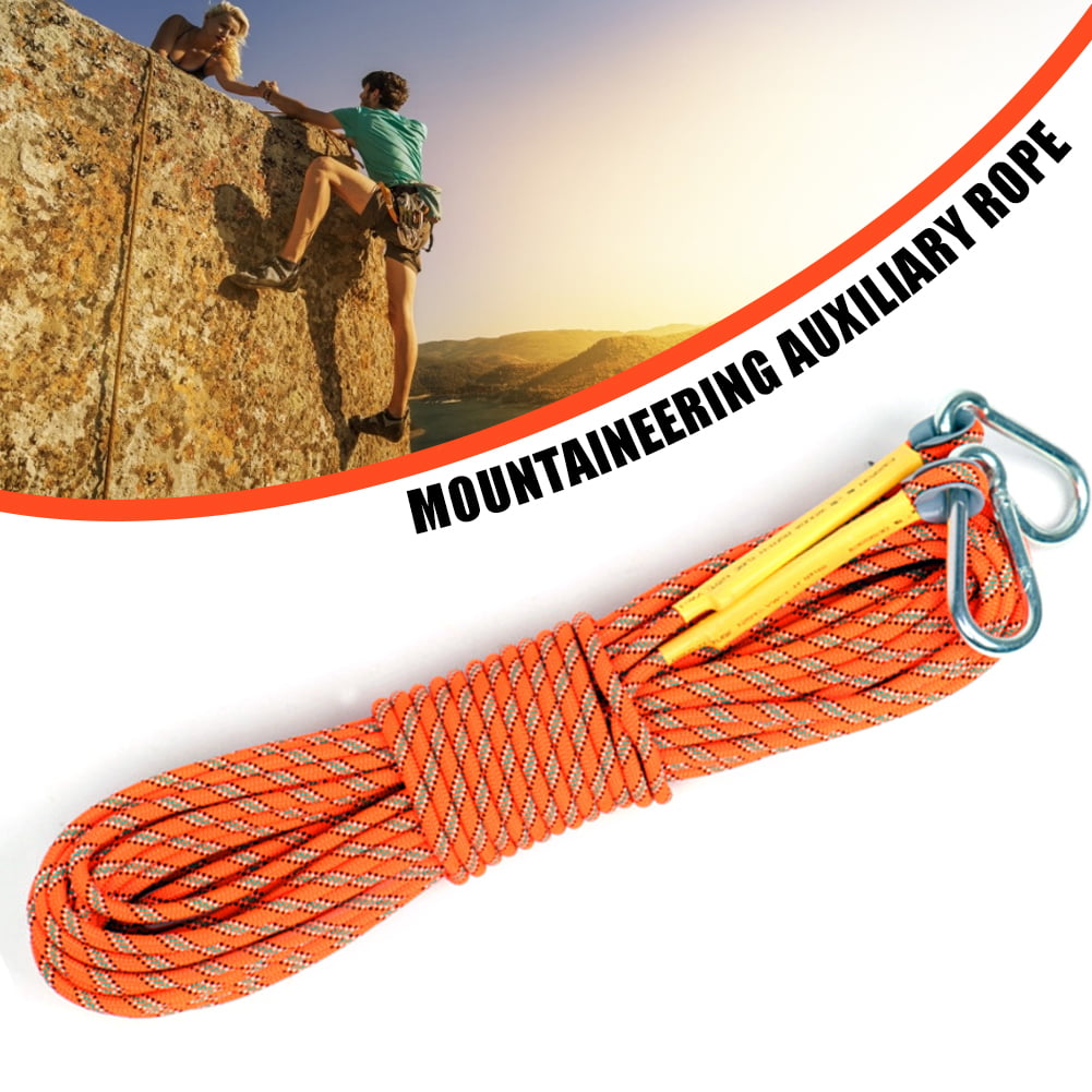 Size : 10m WANGJUNAI Outdoor Climbing Rope Climbing Rope Lifeline Insurance Rope Wild Survival Equipment Supplies 