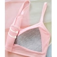 thumbnail image 2 of Girls Padded Training Bras 10-15 Teen Student Teens & Big Girls Cotton Breathable Bra Elastic Shoulder Straps Adjustable Straps Fixed Pads, 2 of 4