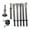Type K, variant on 4 Pieces Auto Repair Rivet Tool Pneumatic Hammer Bits Tile Air Bits Set 40cr Material for Professional DIY Use