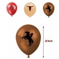 thumbnail image 2 of 12pcs Western Cowboy Themed Balloons Kit 12-inch Horse Balloons for Birthday Bachelorette Party Decoration Supplies, 2 of 5