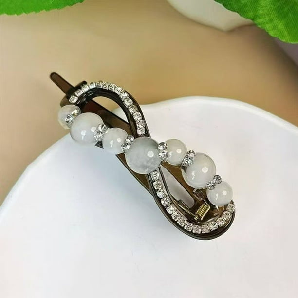 Horquillas francesas vintage con cuentas, pinzas para el cabello sin cabeza, pinzas para la nuca, todo tipo de accesorios para el cabello, una pinza