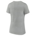 thumbnail image 3 of Women's Fanatics Heathered Gray Seattle Kraken Primary Logo Team V-Neck T-Shirt, 3 of 3