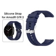 thumbnail image 3 of Jixopn - Correa de silicona de repuesto para reloj inteligente, color sólido, universal, deportiva, para Huami Amazfit GTR 2e/GTR 2/GTR 47 mm, 3 of 8