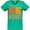 Kelly Green, variant on Be Kind Logo in Orange Women's V-Neck T-Shirt