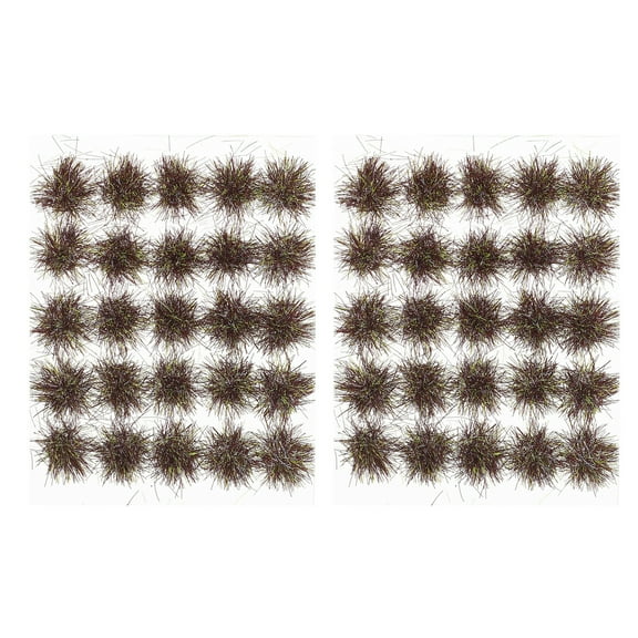 Static Grass Model Grass Tufts Railway Artificial Vegetation Groups for DIY Model Railway Diorama Scenery