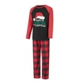 thumbnail image 3 of Meihuid Christmas Family Matching Pajama Red Holiday Pjs Sets Cotton Sleepwear, 3 of 9