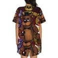 thumbnail image 3 of Saiise Five Nights At Freddy'S Pajamas Sets for Women Soft Short-Sleeved Pjs with Lounge Shorts Two Piece Sleepwear S-4XL, 3 of 7